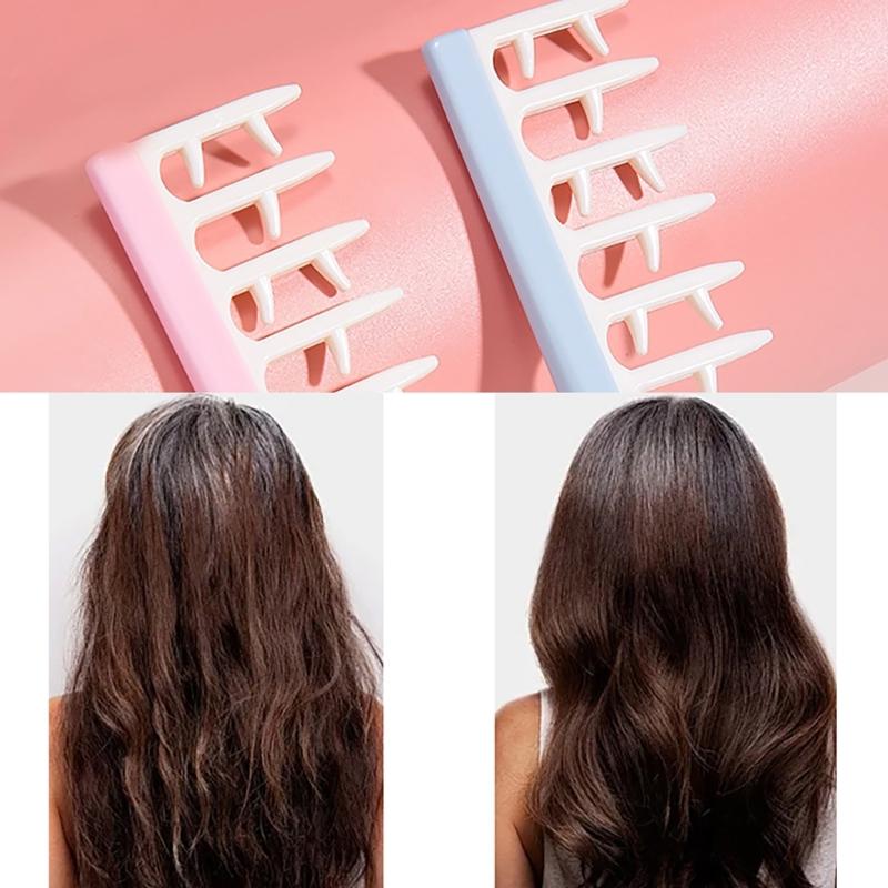 Hair Seam Comb Plastic Portable for Home,Salon,and Barber Shop Use Create Shaggy Hair Roots