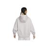 Nike Solid Color Casual Loose Hooded Pullover Long Sleeve Sweatshirt Women sweatshirt Gray HF5039-012