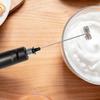 Black Electric Milk Frother Handheld Rechargeable Mini Foam Maker Whisk Stirrer for Coffee Hot Chocolate and Eggs Black