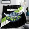 1Pc Canberra Raiders Print Flannel Blanket High Quality Warm Comfortable Cover for All Seasons Perfect for Gifts Home Decor