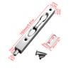 1Pc Stainless Steel Spare Tools Double Opening Doord Door Guard Lever Finger Slide Lock 6/8Inch Door Edge Lever Action Flush Bolt