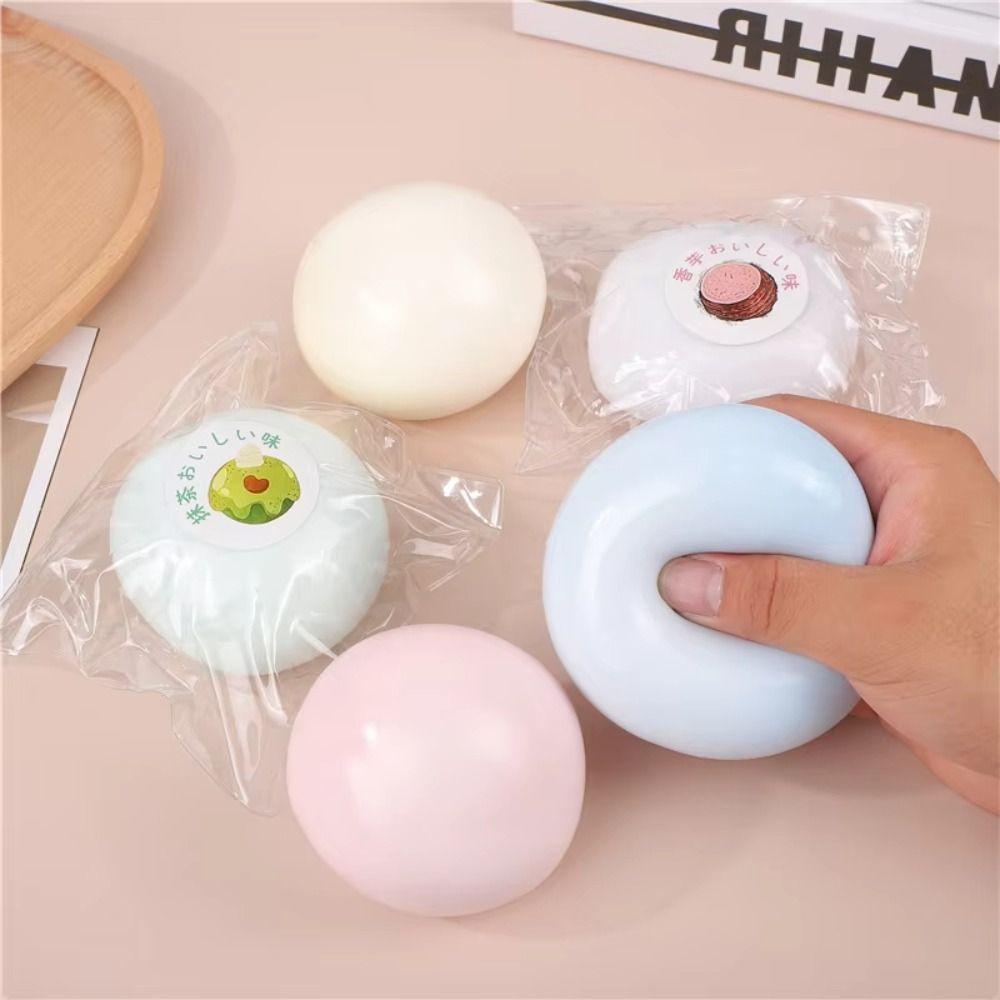 Simulation Sensory Fidget Ball Snow Skin Slow Rebound Toy Creative Mochi Squishy  Kids Adults