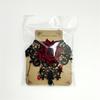 Floral Choker Necklace Gothic Lace Necklace for Women Halloween Costume Jelwery, Cosplay Party, Wedding