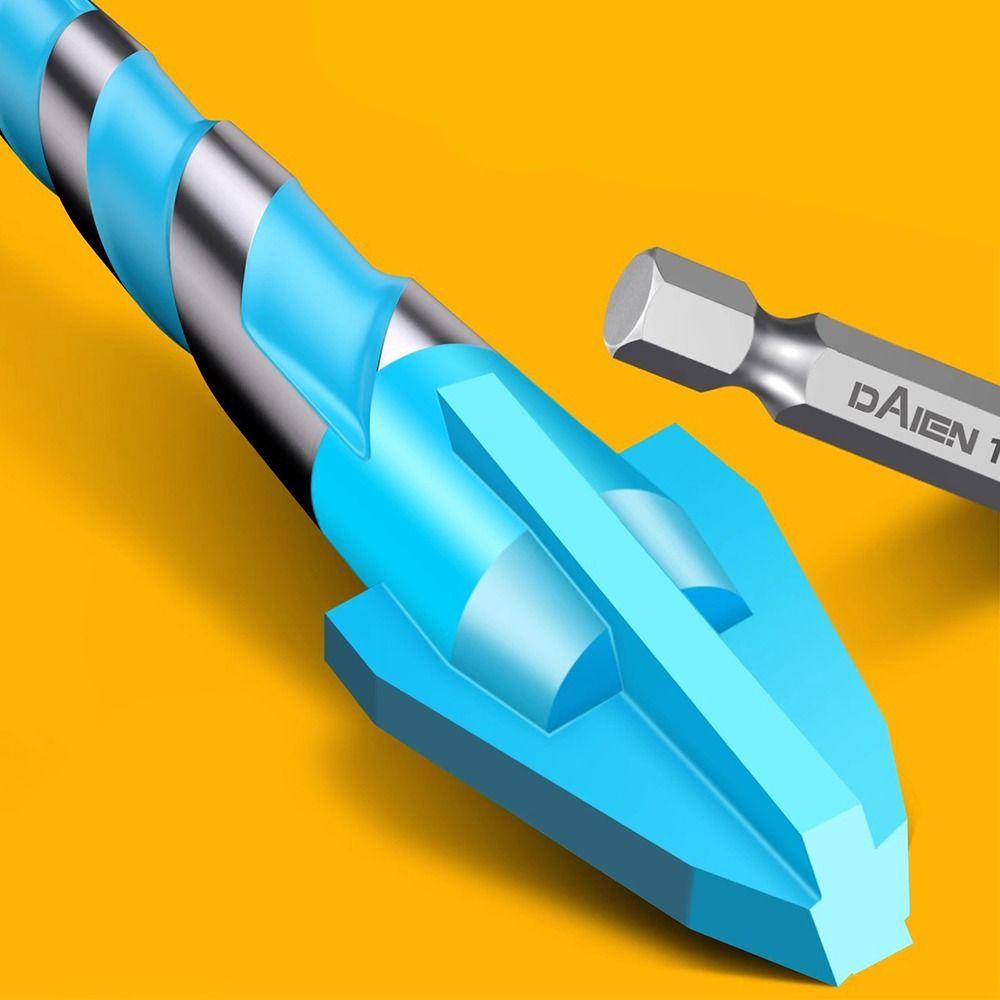 High Hardness Tile Drill Bit Four-Edged Hexagonal Shank Drill Bit Set  Drilling Tool