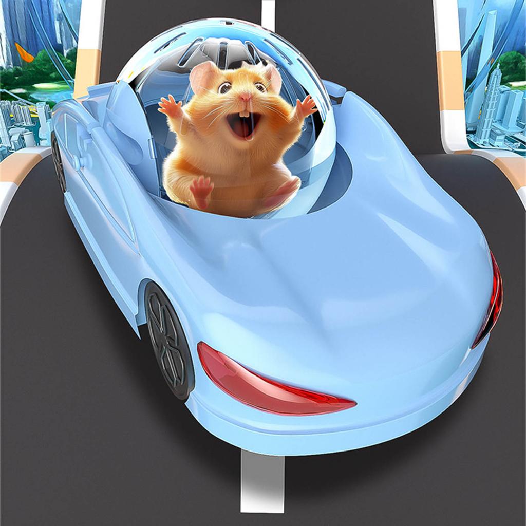 Small Pet Hamster Running Ball Car Shape Exercise Toy Household Running Jogging Toy Hamster Running Toy