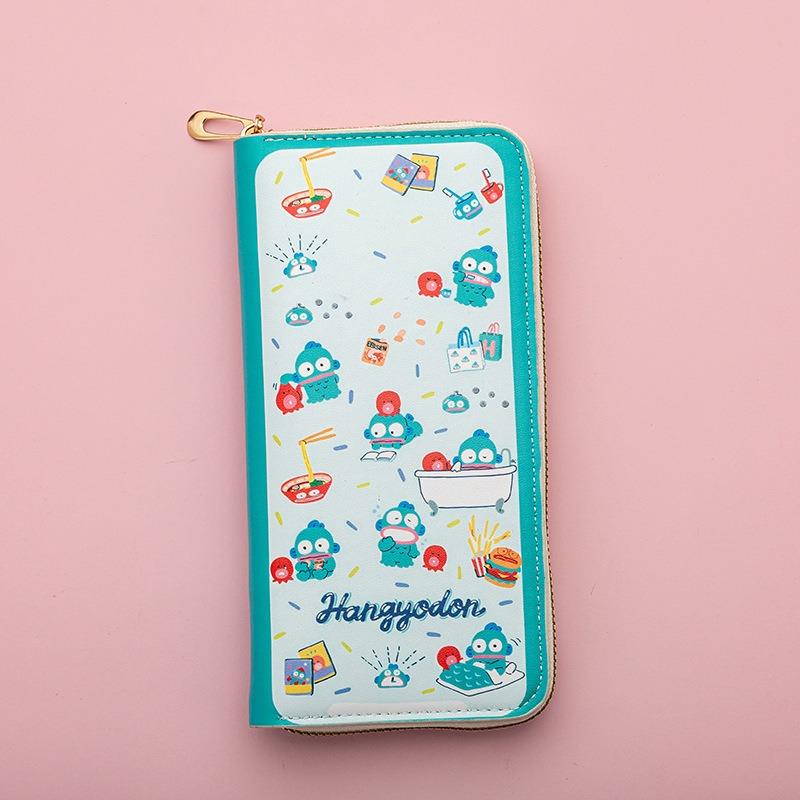 Long wallet Children's cartoon New large-capacity mobile phone wallet Zipper card bag Storage bag Clutch bag