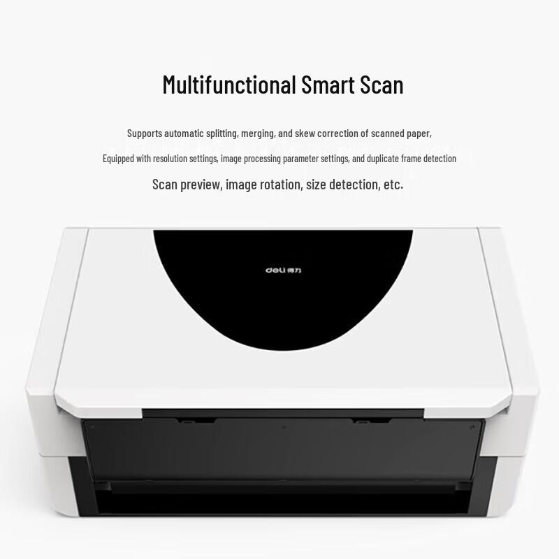 Deli DS401SF A4 Sheet-fed High-Speed Scanner CN Plug (adapter Included)