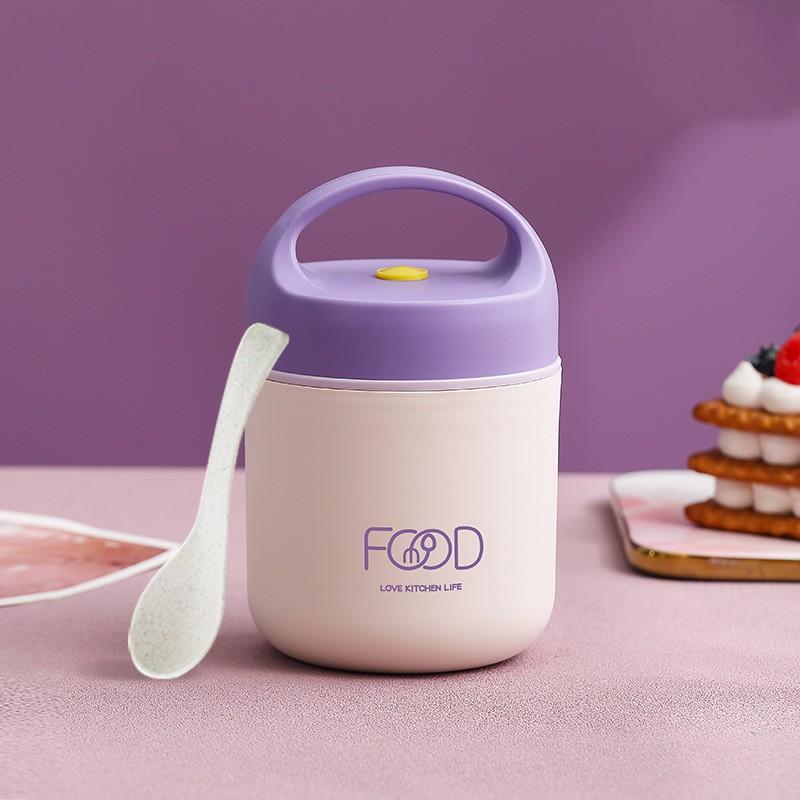 Small Exquisite Thermal Insulation Lunch Box Small Portable Soup Box Soup Cup Porridge Cup
