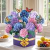 Biglietto d'auguri 3D Pop-up per la Festa della Mamma con Fiori e Busta