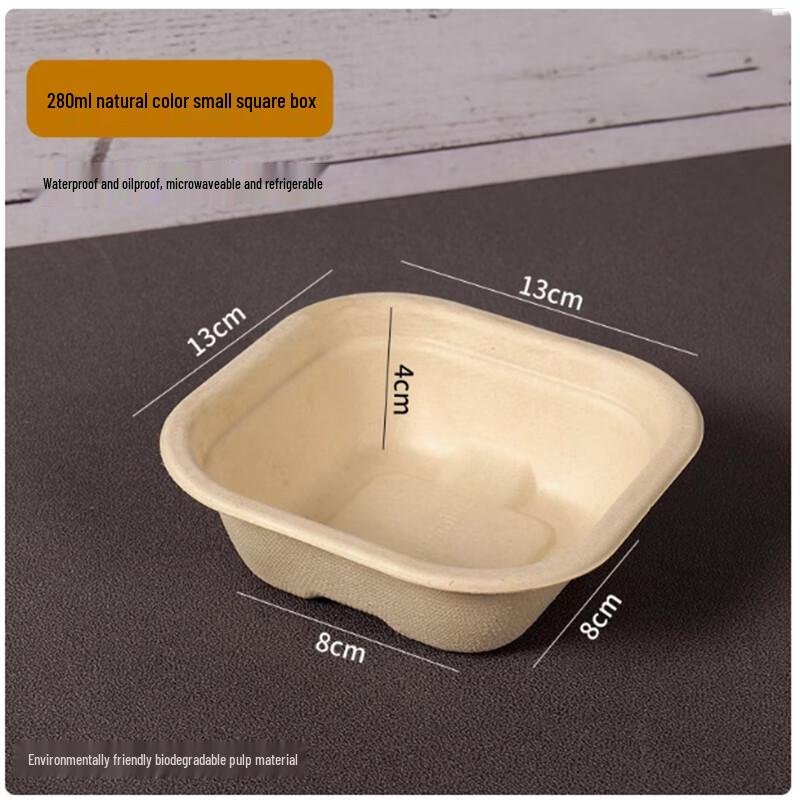 Disposable Pulp Food Containers