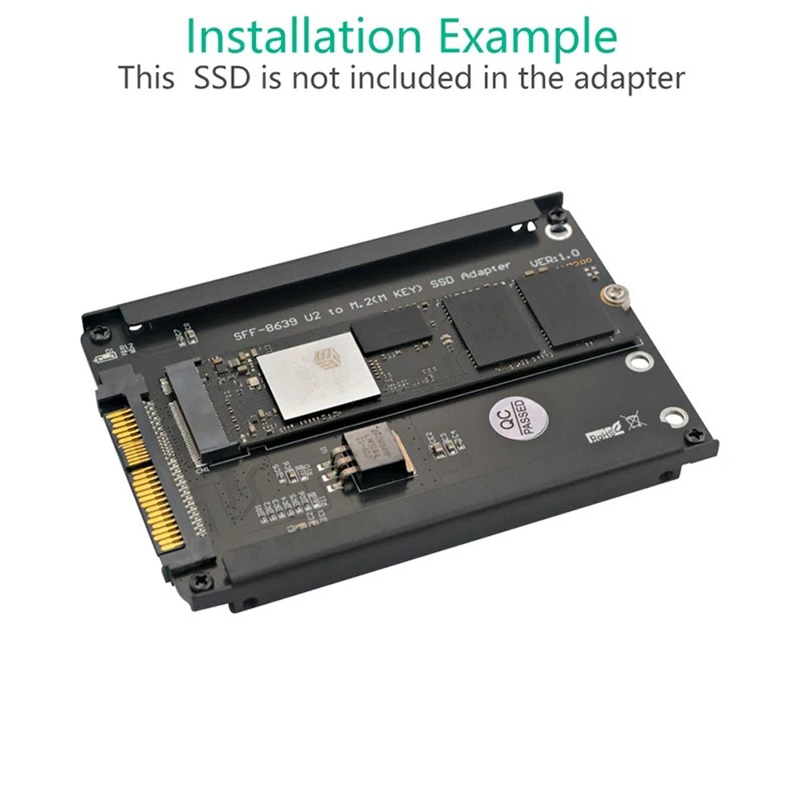 Carte PCIe U.2 Pour SSD M.2 Adaptateur M.2 NVMe PCIe Vers U.2 SFF-8639
