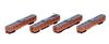 TOMIX N Gauge JR 103 Series Commuter JR West Black Basic Set Model Train Train, Specification, Sash, Orange, 98455,