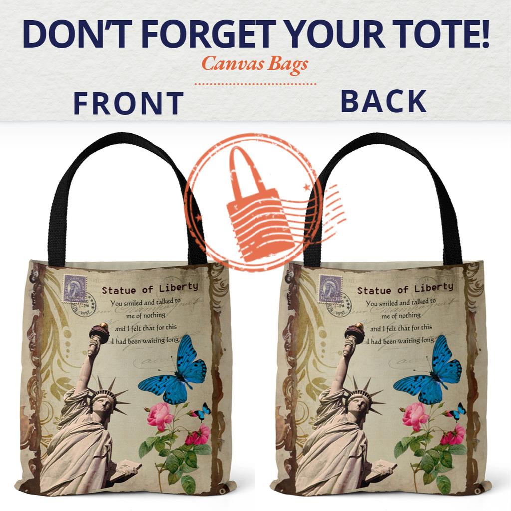 Dünyaca Ünlü Landmark Bina Serisi Kanvas Çanta Dijital Baskı Çanta Kadın Üst Saplı Çanta Omuz Çantası