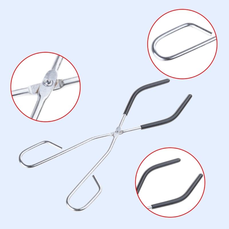 2 Stück Laborbecherzangen Messbecherzangen Becherklemme Zange Werkzeug für Laborwissenschaftsexperiment und Haushalt