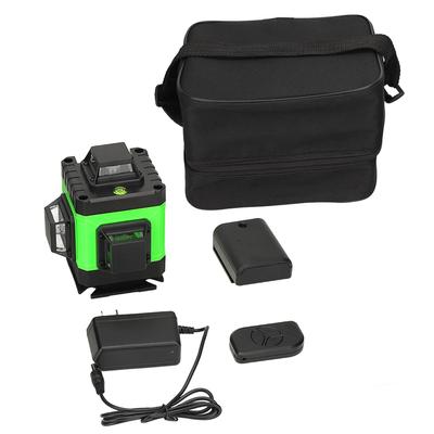 16 Line Level Green Beam Infrared Self Leveling Level Tool with Remote Control for Outdoor Indoor