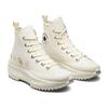 Converse Run Star Hike Platform simple and comfortable high-top canvas shoes for all men and women in off-white
