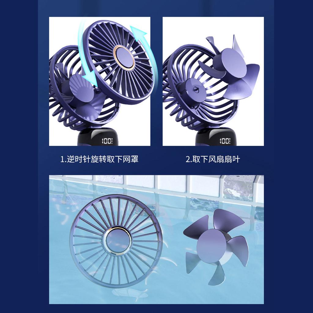 Handheld Fan Windmill USB Charging Small Fan Student Desktop Handheld  Fan Summer For Travel Outdoor