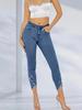 Jeans larghi da donna a gamba larga Jeans vintage in denim