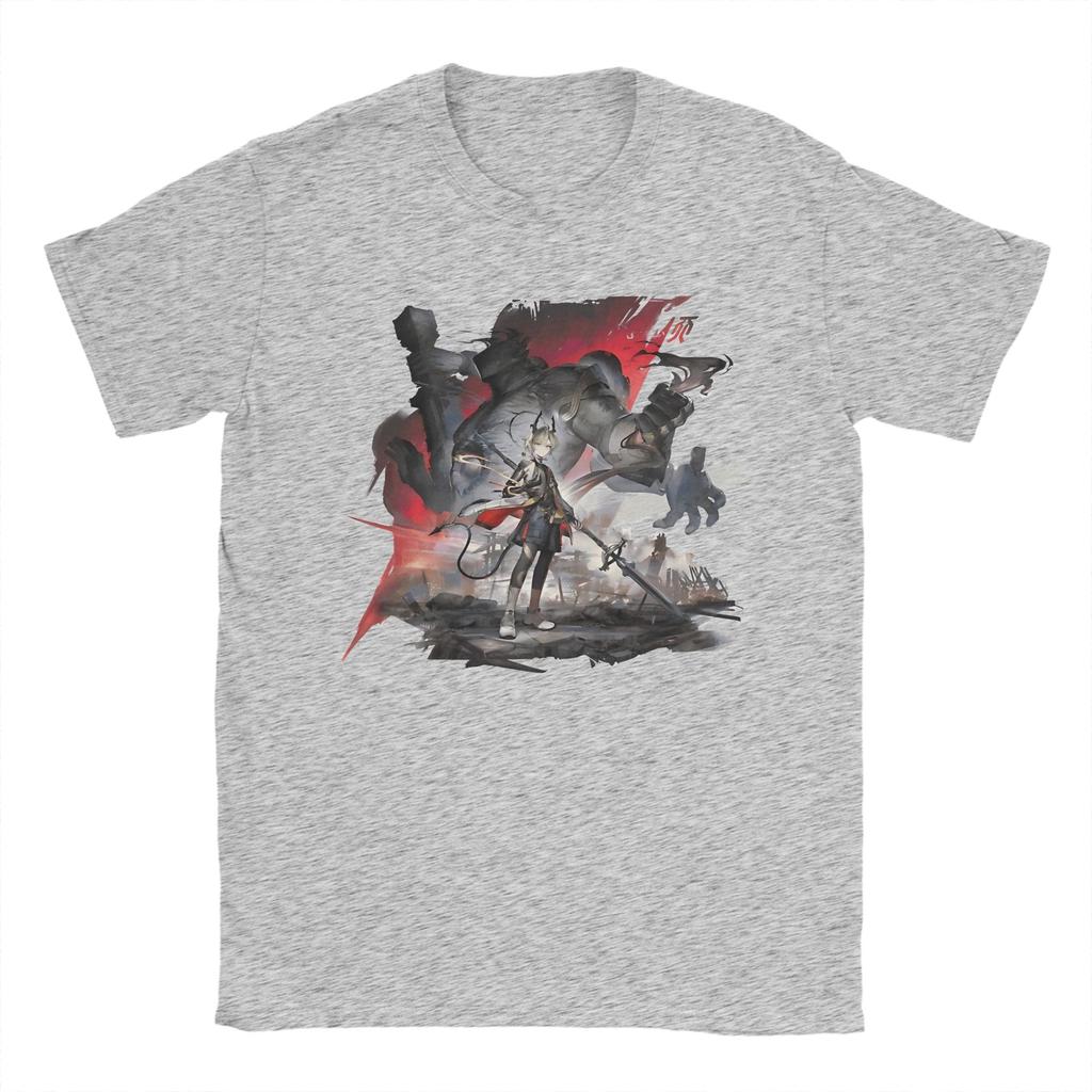 Laevatain Arknights Endfield New Arrival T Shirt for Unisex Women Pure Cotton Tee Shirt Clothes