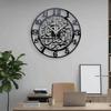 Ethnic Style Acrylic Wall Clock Minimalist Arabic Numbers Clock Decorative Timepiece  Kitchen