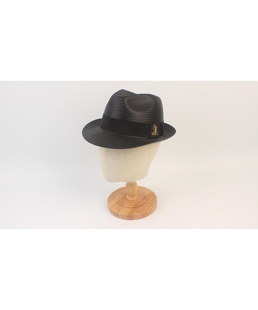 Yunibeosyeolkemiseuteuli Bu Gentle Line Black Fedora Summer Hat