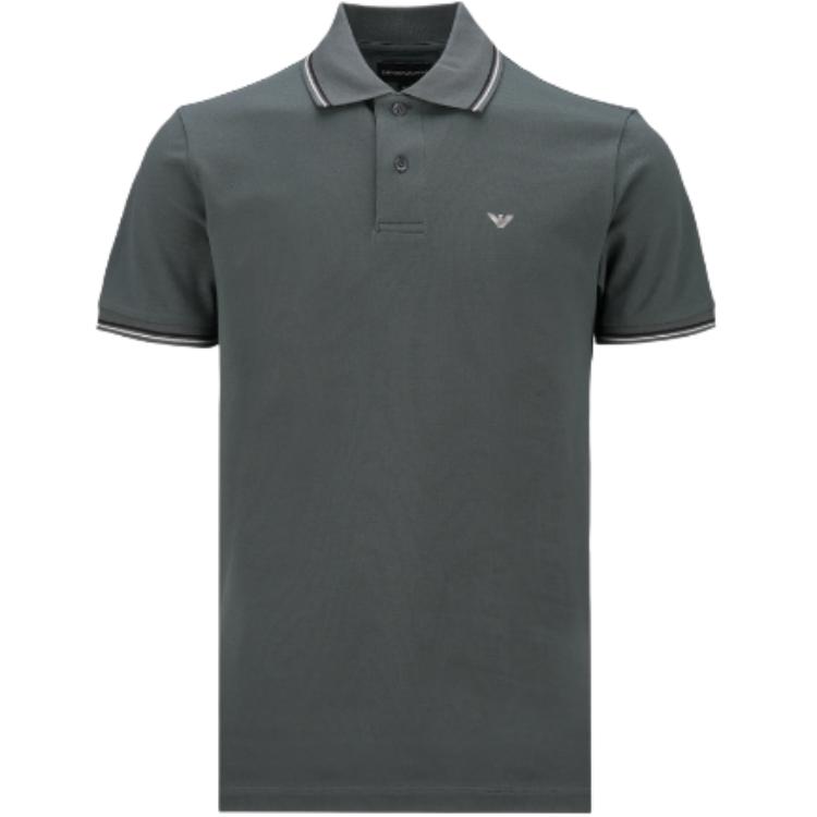 Emporio Armani Logo Button Short Sleeve Polo Shirt Men tops 8N1FB4-1JPTZ-U9083 S