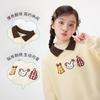 Girls' Embroidered Fleece Sweatshirt