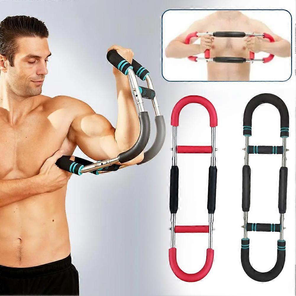 Crazyview Twister Arm Trainer,Adjustable Twister Arm Chest Exerciser,Chest Workout Equipment,Forearm Strengthener, Portable Power Twister Bar,Muscul