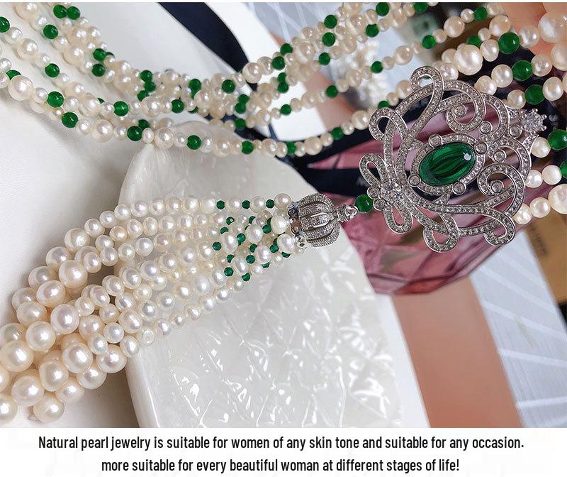 Elegant Freshwater Pearl Multi-Wear Long Necklace - Women's Fashion Accessory
