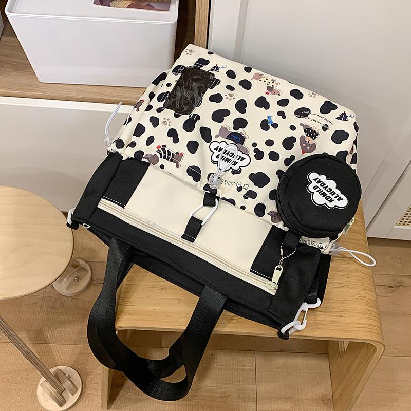 Japanese Ins Cute Girl Joker High Capacity Junior and Senior High School Students' Schoolbags Leisure Backpacks Tide Backpack.