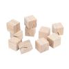 10 Pcs Wood Place Cards Hand Polished Smooth Surface Rustic Original Place Card Holder for PartiesSquare