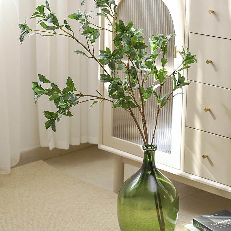 Eleganter Holz-Grün-Künstlicher Blumenbaum für Innenraumdekoration & Landschaftsgestaltung