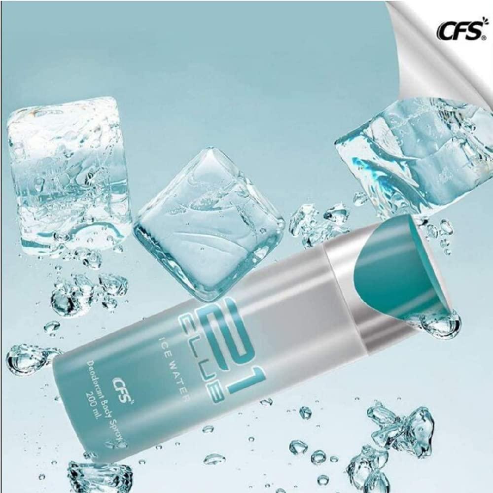 CFS 21 Club Ice Water Deodorant Body Spray and CFS 21 Club Ice Water Perfume Combo
