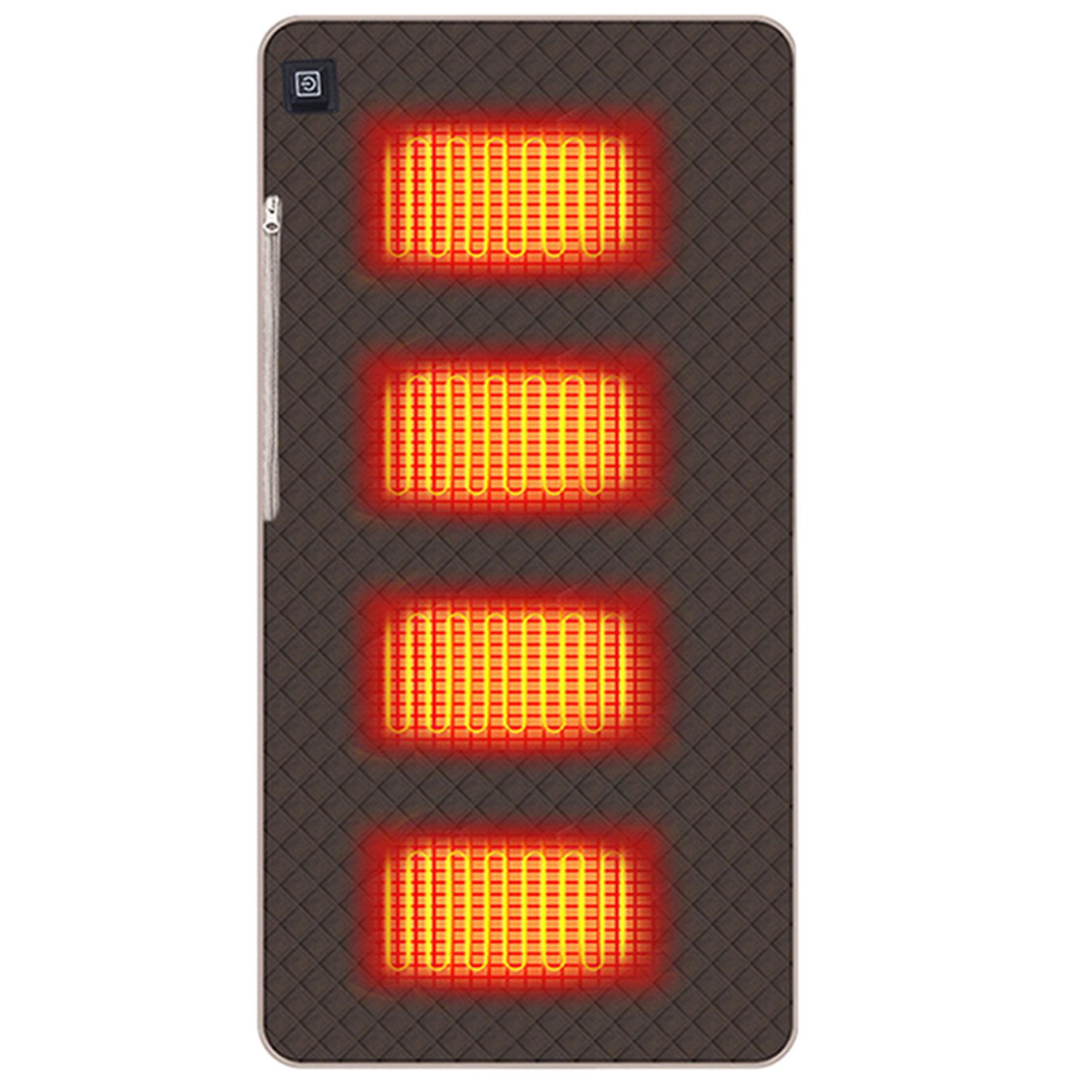

Heated Seats Cushion Rapid Warming Soothing For Home/Office Travel 45x45 кофейный