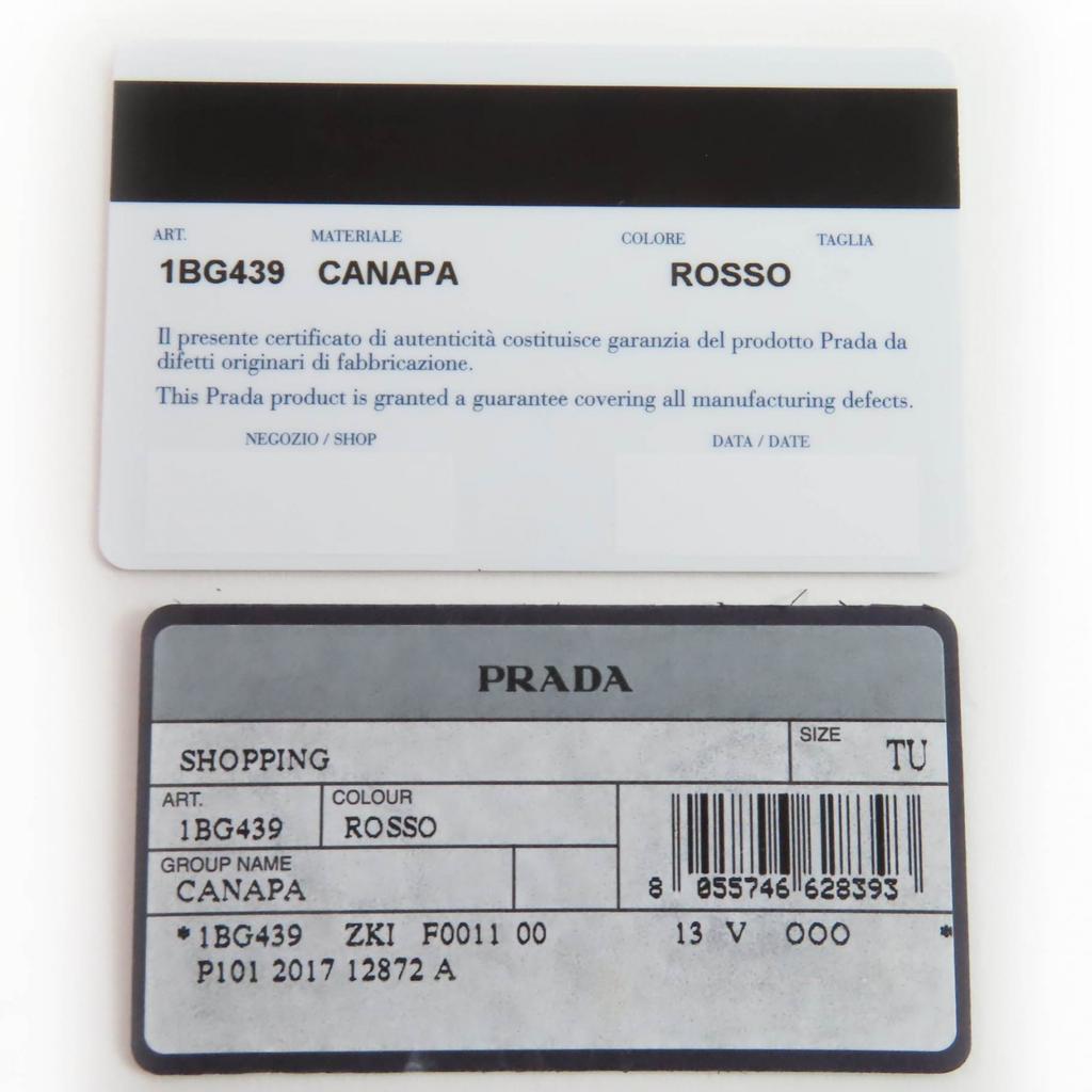 Ausgezeichnete PRADA Handtasche Canapa Dreieck Mit Logo 2-Wege Canvas Tragetasche 1BG439 Gebraucht