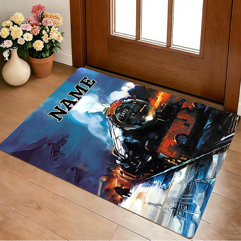 Custom Name Magic Quest Living Room Non-Slip Area Rug Soft Carpet for Bedroom Kids Playroom Sofa Office Home Decor Doormat