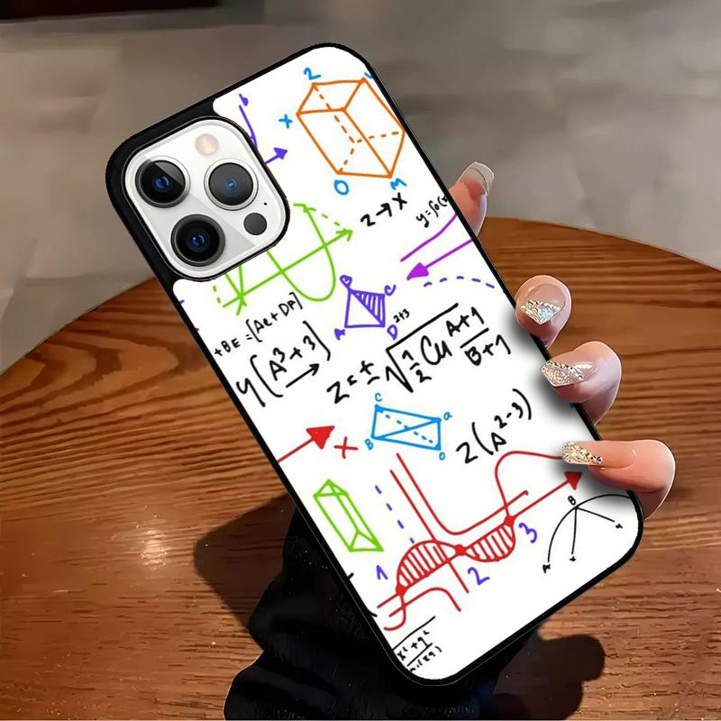 Physics Math Formula Equation Phone Case For iPhone 17 Air 16 15 14 13 12 11 Pro Max Max Plus Bumper Case Cover