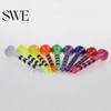 Picchetti da Golf Robusti 10 Pezzi 38/70/82MM Strisciati Altezza Regolabile Punta Affilata Plastica Supporto a Quattro Angoli Portaballine Ausilio per l'Allenamento Kit Spikes Accessori Giocatore di Golf