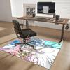 1pc Office Chair Mat - Saint Seiya Athena & Phoenix Ikki Decorative Rug for Home, Office, Living Room, Bedroom, Non-Slip Carpet Suitable for All Seaso