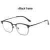 Eyewear: 2024 Unisex Titanium TR Eyebrow Glasses for Business/Myopia, Model 15004