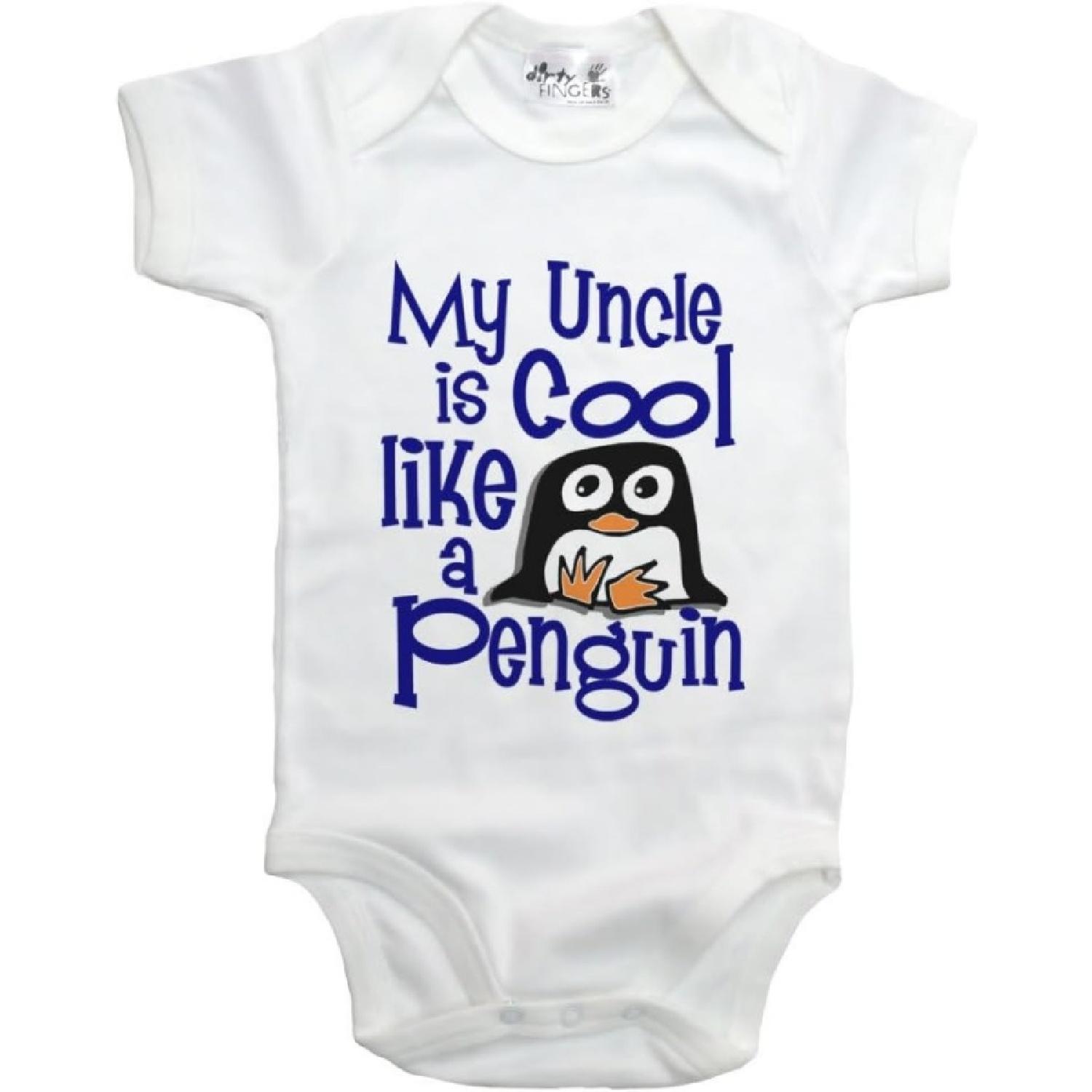 Dirty Fingers, My Uncle is Cool Like a Penguin, Baby Bodysuit S
