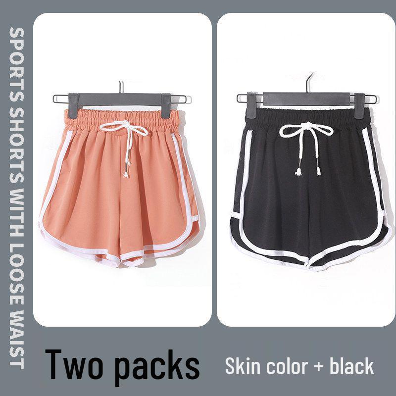 Plus Size Women’s Quick Dry Summer Running Shorts - High Waist, Loose, Trendy Wide-Leg for Yoga and Casual Wear