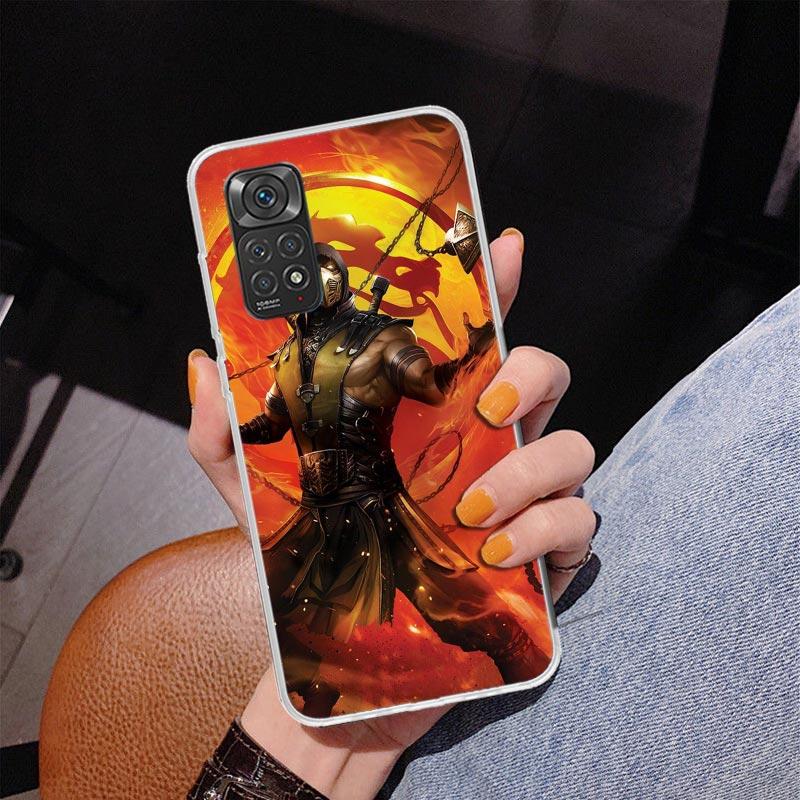 Mortal Kombat Phone Case For Xiaomi Redmi Note 15 14 13 12S 12 11 Pro Plus 14S 11S 11E 10 10S 11T 5G Personalized Cover Redmi No