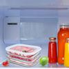 Deli Meat Container for Fridge, Stackable Food Storage Containers with Lid for Bacon, Airtight BPA Free Refrigerator Organizers and Storage for