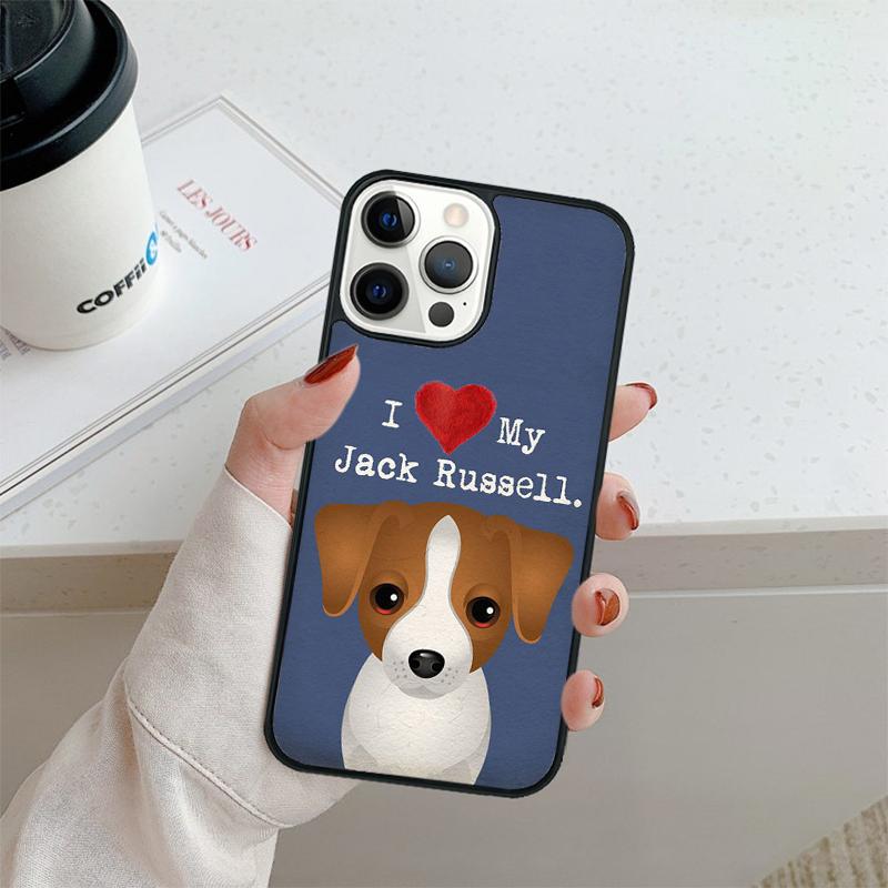 Jack Russell Terrier Dog Funny Phone Case For iPhone 17 Air 16 16e 15 14 plus 11 12 13 pro max Shell Cover coque