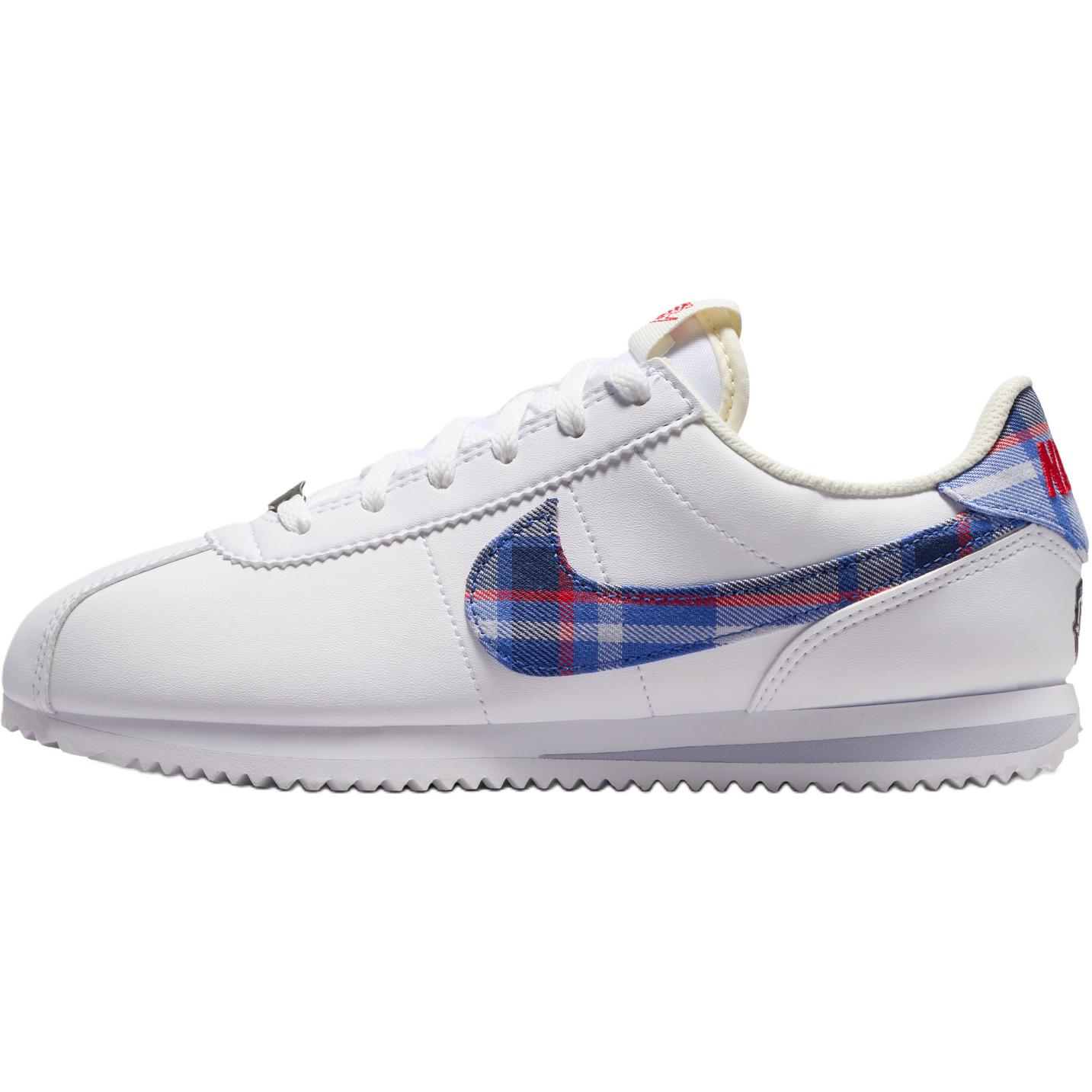 

New Nike Cortez Abrasion Resistant Low Top Kids Lifestyle Shoes White Teenagers IH7340-191 38