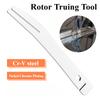 Rotor Truing Fork, Cr-V Steel + Ni-Cr Plating Bike Disc Rotor Alignment Tool, Bicycle Brake Wrench for Bike Alignment