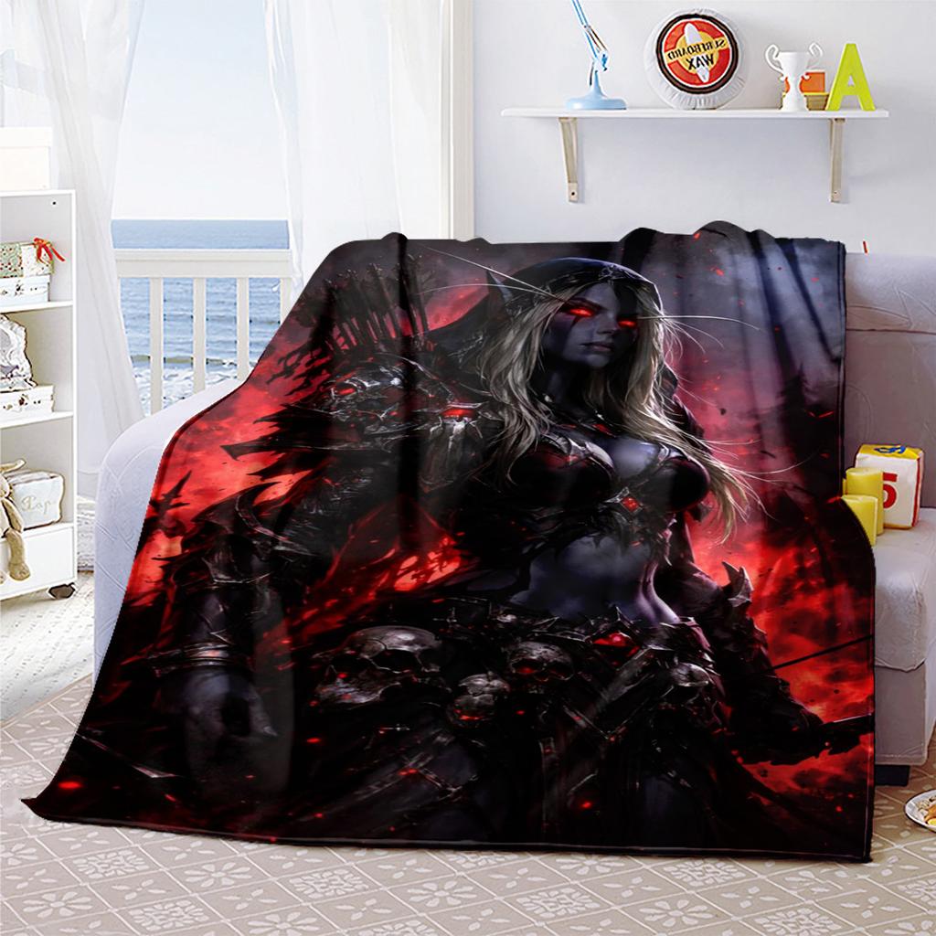 World of Warcraft Blanket Fantasy Creature Perfect All Seasons Soft Comfortable Sofa Office Nap Travel Festive Gift