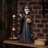 Schattig Dierlijk Bureau Accessoire Vintage Halloween Houten Beeldje, Rustieke Heks Zombie Kat Uil Kikker Tafelblad Huisplank Accent Decoratie, Boerderij Gelaagd