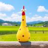 Long Neck Chicken Statue Resin Animal Figurines Whimsical Garden Statues  Garden